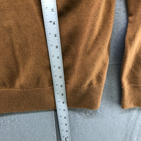 & Other Stories Cashmere Mock Neck Sweater Tan Brown Womens Medium M - Picture 12 of 12